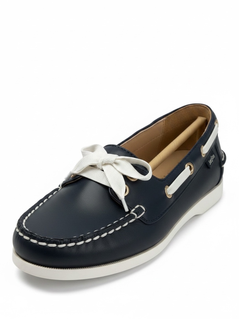 Jack Rogers Bonnie weekend loafer style 111221FL05 color midnight navy white bow